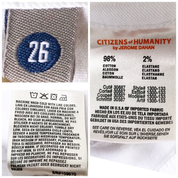 Citizens of Humanity Avedon White skinny Jeans - Picture 7 of 8